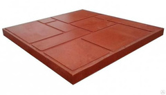 Плитка полимерпесчаная Старый город Вишня 320х320х20мм