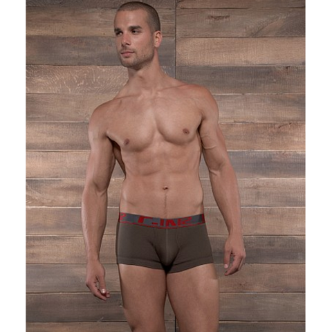 Мужские трусы боксеры коричневые C-IN2 Pop Colors Low No Show Profile Boxer Espresso