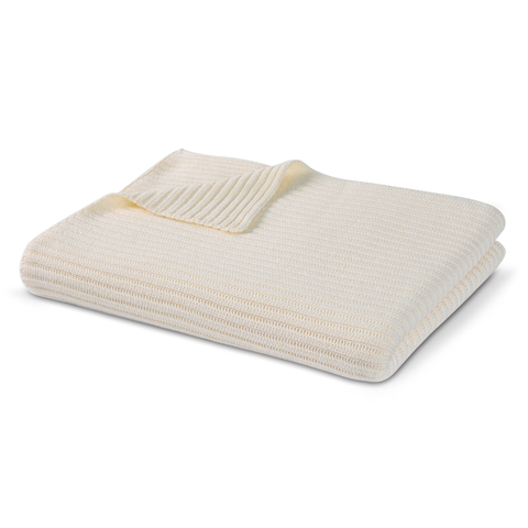 Плед 115х180 L'appartement Ola слоновая кость