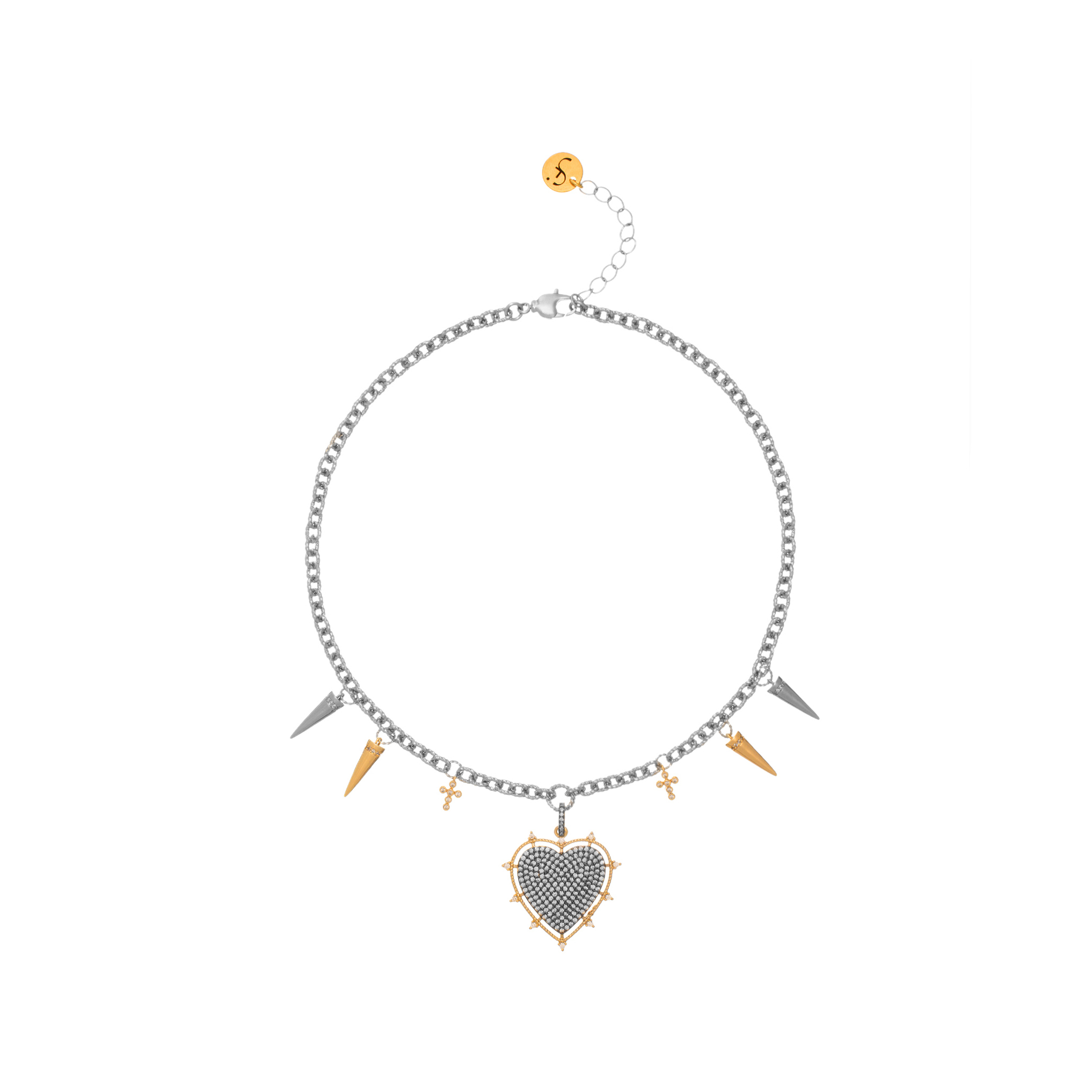 

Цепь The Heart is Chrome Necklace