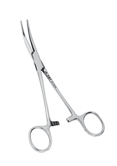 Зажим кровоостанавливающий зубчатый изогнутый №3 280 мм