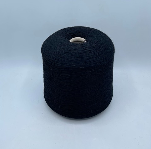 Бобинная пряжа (пр.Италия),art-Lambswool 2/17 850м/100гр, 100% Ягненок, цвет-Черный(100/234). арт-33123