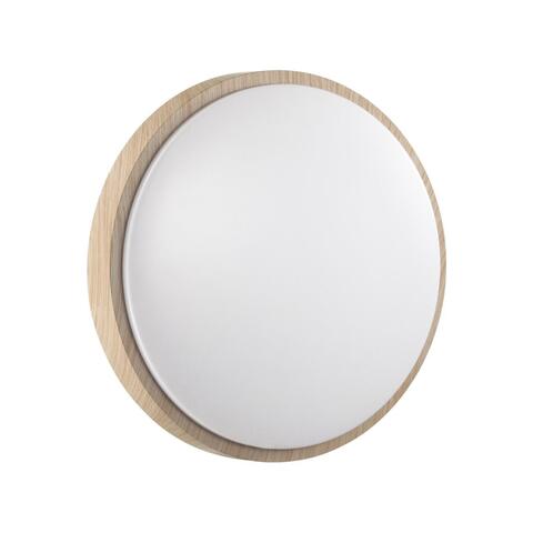 7607/EL PALE SN 026 Потолочный светодиодный светильник/белый/бежевый под дерево LED 72Вт с ДУ 3000-6000К D500 IP43 пульт ДУ LOSTA