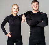 Термобелье Рубашка Noname Arctos Underwear Black Женский-Унисекс
