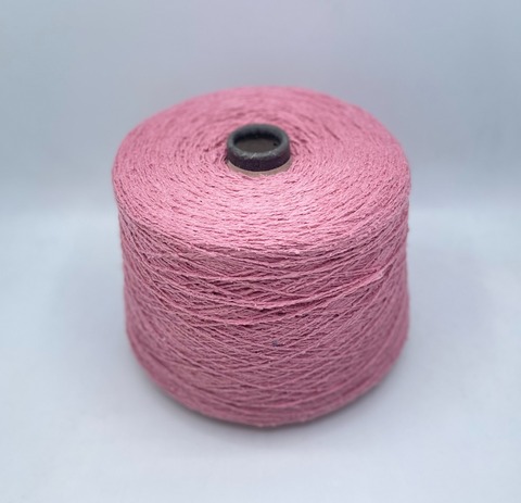 Бобинная пряжа (пр.Италия), art.Seta bourette ,2/700 350м/100гр.100%Буретный шелк, цвет-Пыльно-розовый , арт-32188