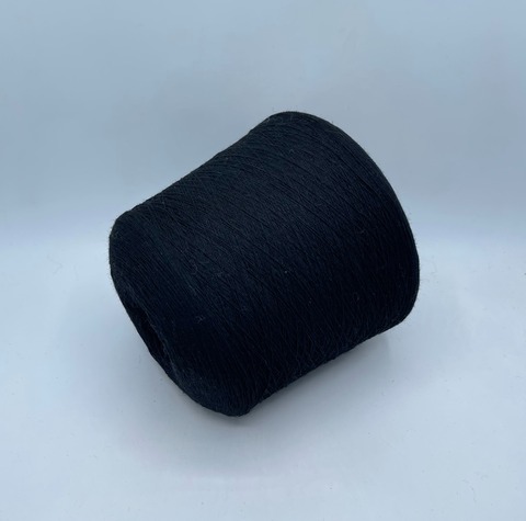 Бобинная пряжа (пр.Италия),art-Lambswool 2/17 850м/100гр, 100% Ягненок, цвет-Черный(100/234). арт-33123