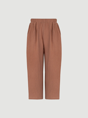Брюки широкие Mjölk Toffee, из муслина