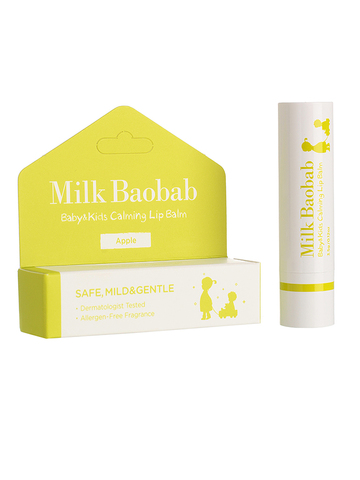 Бальзам для губ детский с ароматом яблока MILK BAOBAB