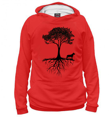 Толстовка "Стафф у дерева"