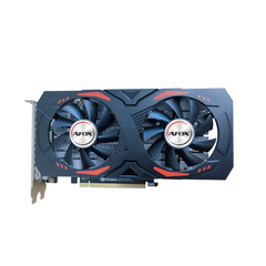 Видеокарта AFOX NVIDIA GeForce GTX1660Ti, 6Гб GDDR6, 192 бита, Retail, PCIe3.0, 2xFAN, 2-SLOT, 120Вт, HDMI, DVI, DP (AF1660TI-6144D6H4)