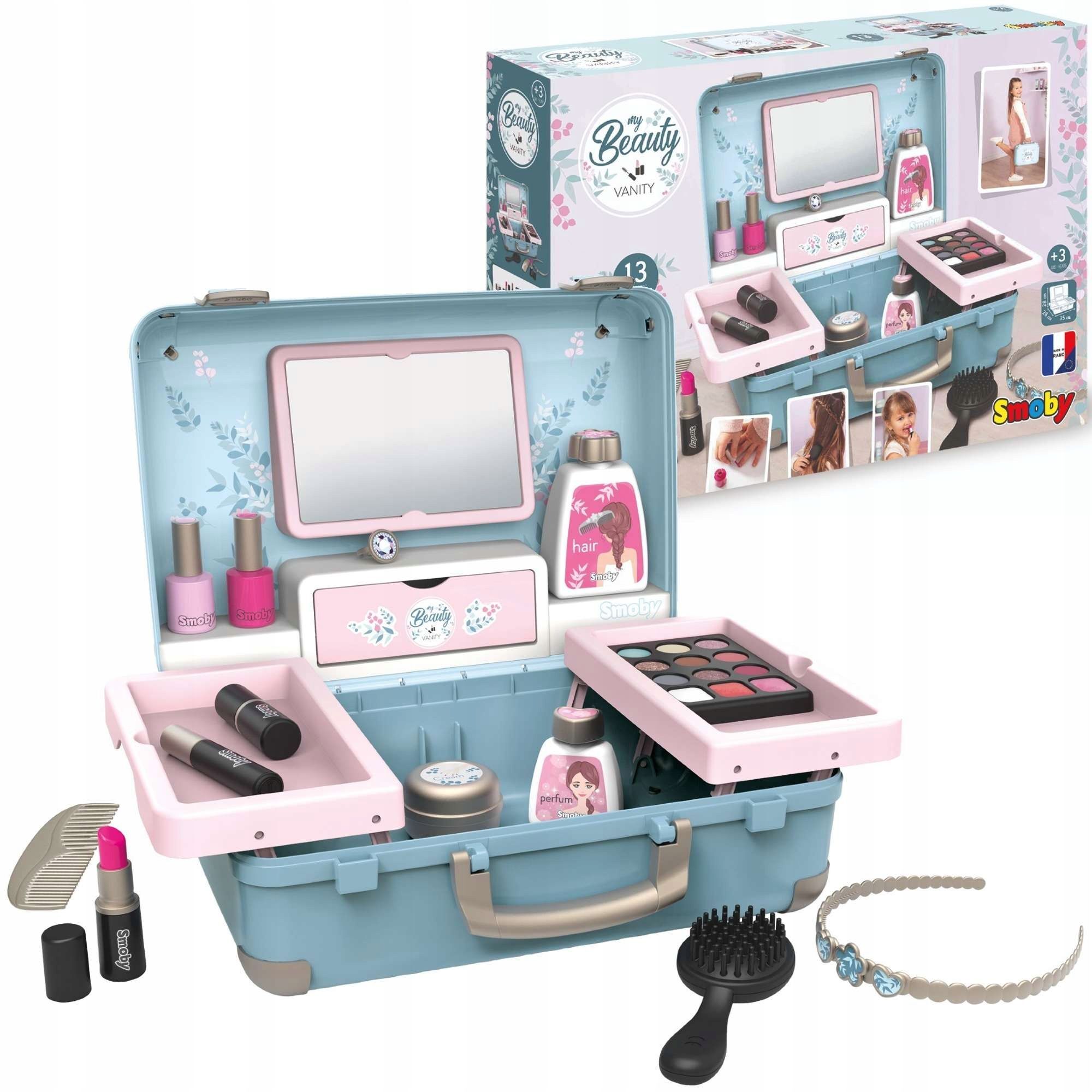 Игровой набор Smoby MyBeauty - Игрушечный Чемодан с косметикой и 13 ...