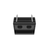 Gessi BINARIO Профиль линейный 460 мм., для 2 модулей, установка Easy-Fix, цвет Black XL 61123#299