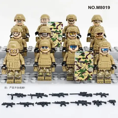 Минифигурки Военных Антитеррористическая группа набор 12 шт серия 475