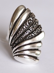 Крыло (кольцо из серебра)