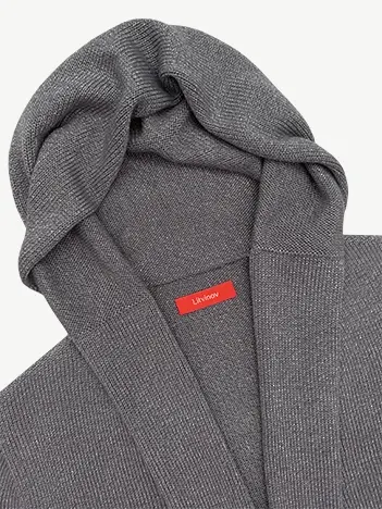 Кардиган с капюшоном из экохлопка