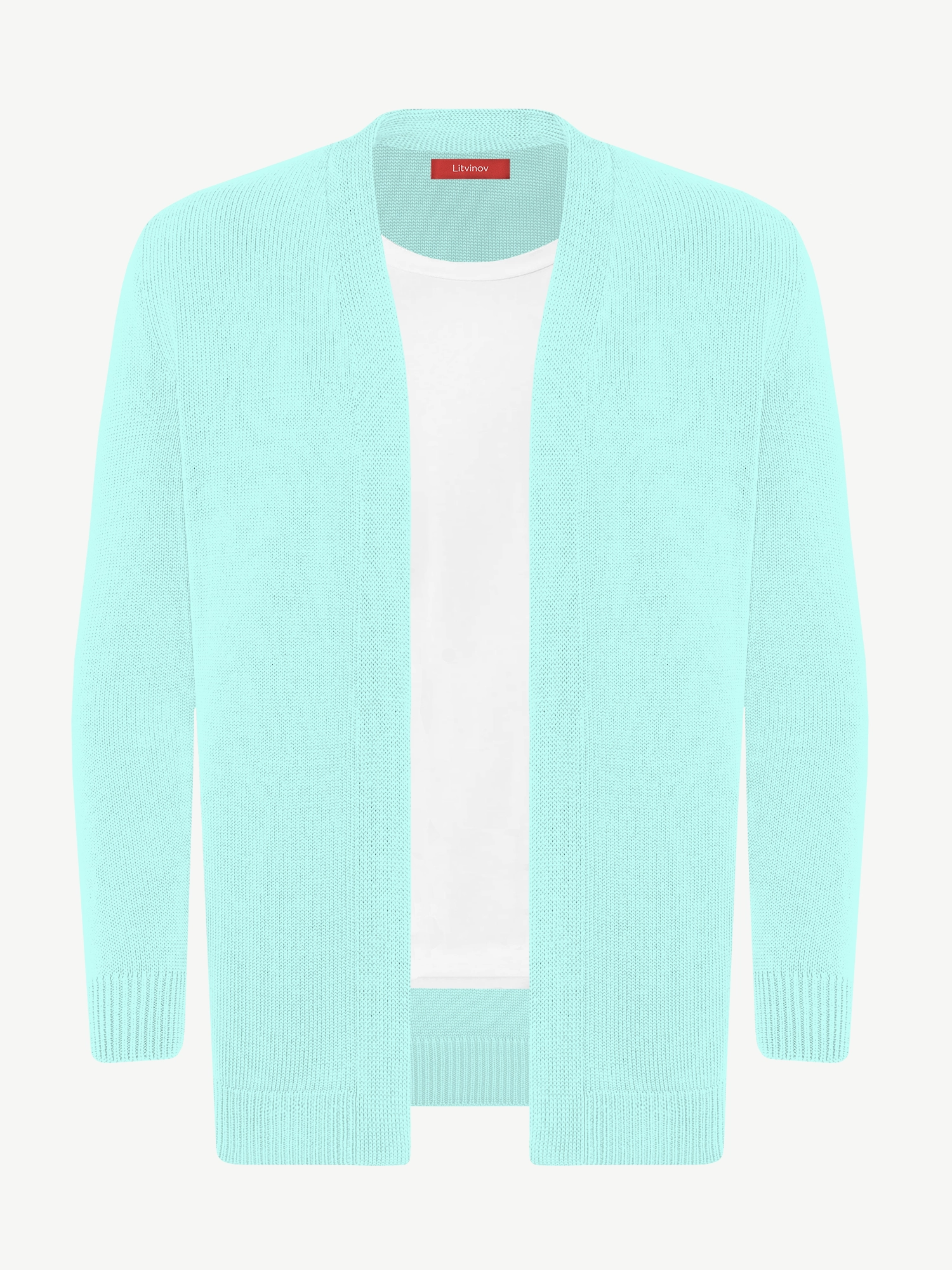 Кардиган с планкой из экохлопка