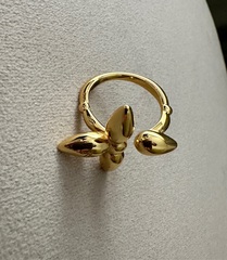 84624- Кольцо BLOSSOM цветок разъемное LV в родаже lux