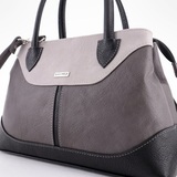 Сумка Саломея 415 мульти итальянский серо-черный