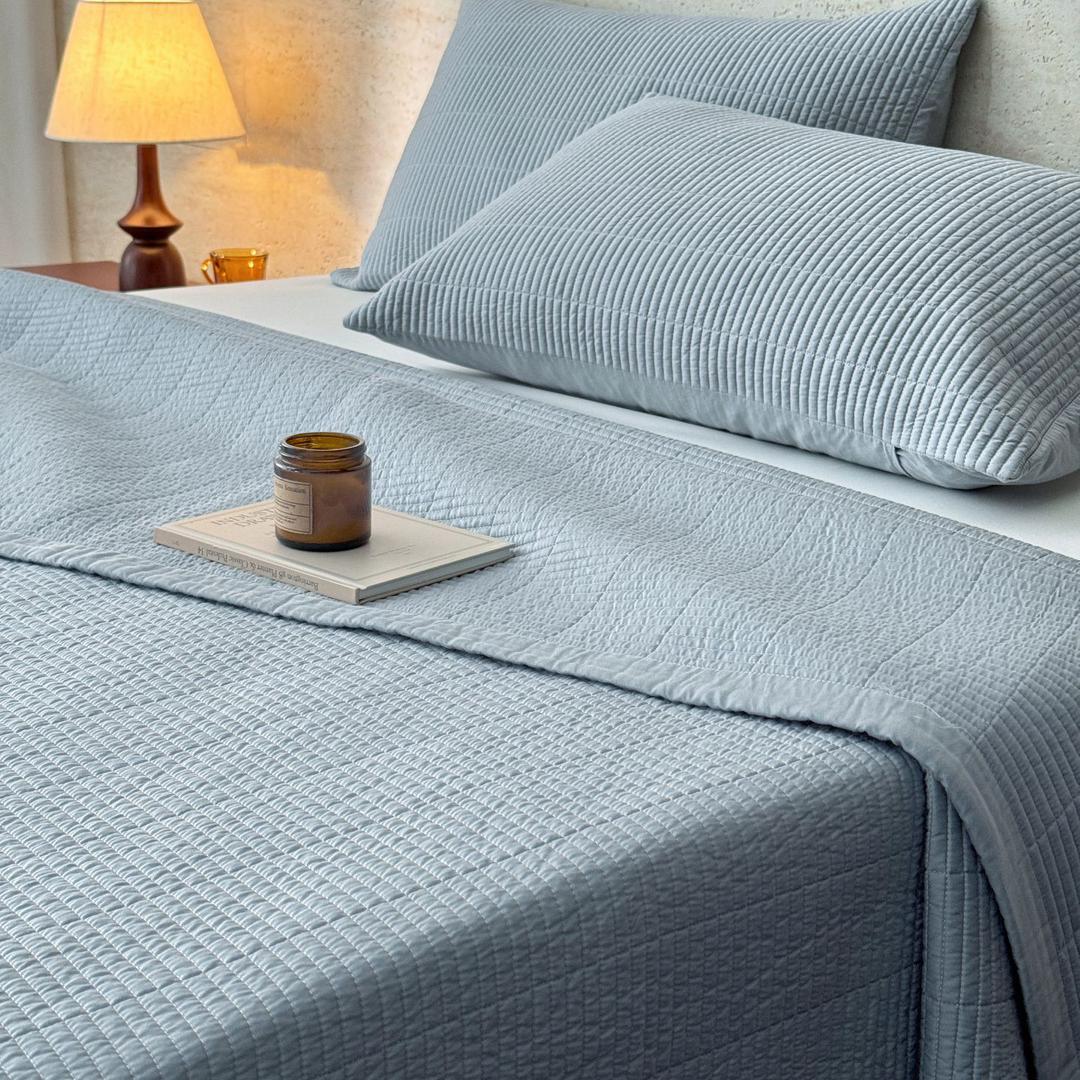 Покрывало Zephyr Home Тенсель 230x240 Синий