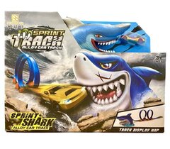 Автотрек с Акулой, размер 40см*30см*9см