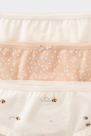 трусы/ уп  для девочки  К 1964-3уп/светлый песок,айвори,пчелки