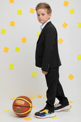 пиджак  для мальчика  ТК 37021/черный