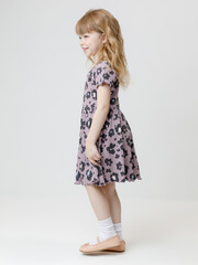 платье  для девочки  КР 5954/сиреневый 3304 Н091 к617