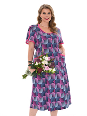 1351В Халат на пуговицах