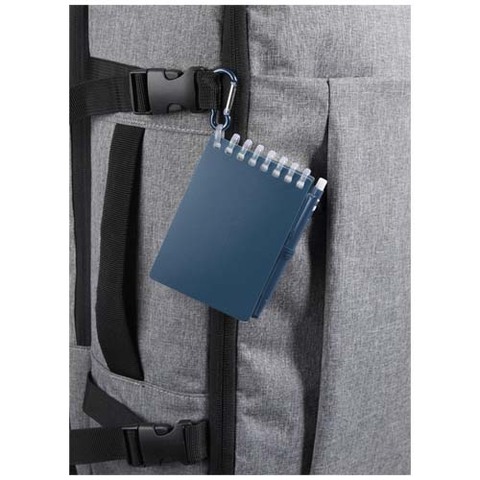 Lig Mini набор из блокнота в мягкой обложке из переработанного пластика и шариковой ручки (синие чернила)