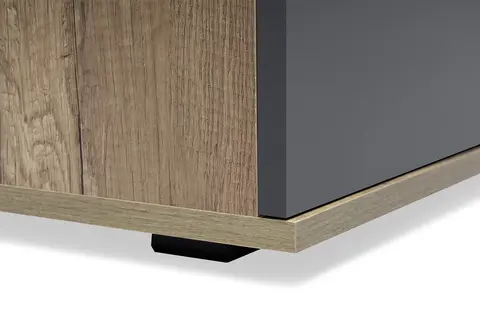 Шкаф 3-х створчатый Вегас ШК-08 дуб каньон / графит