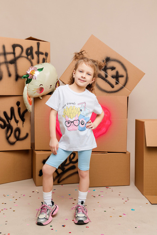 013_БК25 Футболка кор.рукав д/д, белый