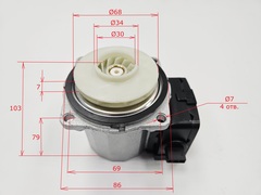 Двигатель насоса (WILO BXSL15/5-3C) для BAXI Fourtech/Main Four (арт. 5698260, 721957500)