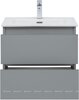 Aquanet 367332 Тумба с раковиной Вега 2.0 60 (Ирис T) 2 ящ. цв. мисти грин (367332)