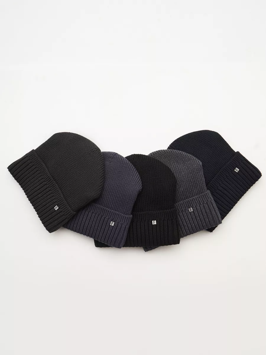 Шапка бини зимняя весенняя с флисом