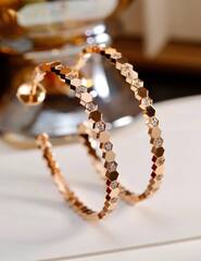 54234 - Серьги-конго BEe CHAUMET lux качество VGOLD