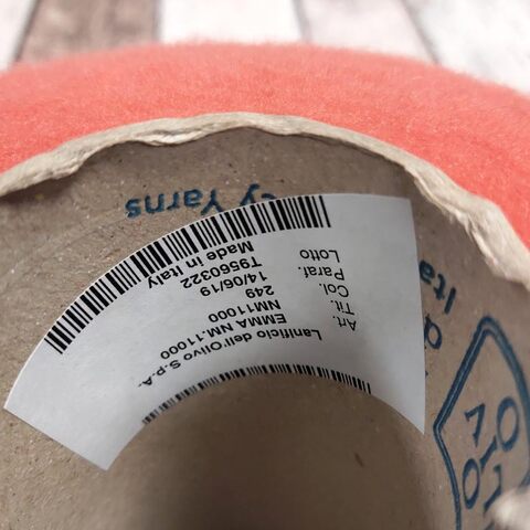 Вспушенный меринос с кашемиром (10%) LANIFICIO DELL’ OLIVO EMMA 1100 рыжий