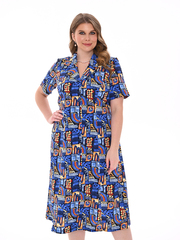 4536 Халат на пуговицах