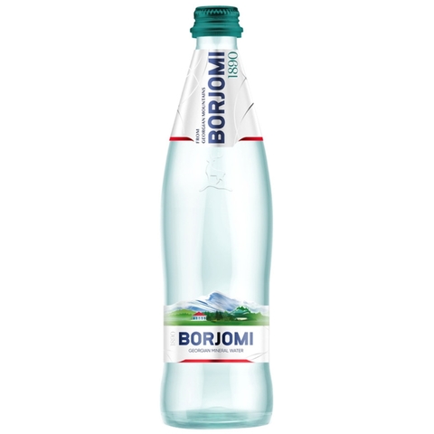 Вода минеральная лечебно-столовая BORJOMI газ 0,5 л ст/б ГРУЗИЯ