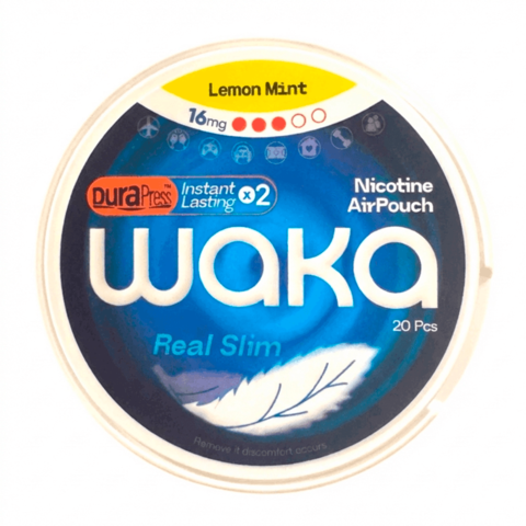 Жевательный табак WAKA 20pcs 16mg Strong - Лимон Мята