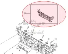 Рамка в сборе фьюзера Xerox 001N00534