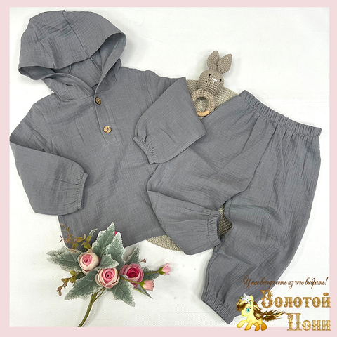 Костюм хл/муслин детский (1-4) 260622-U-9050