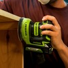 Эксцентриковая шлифмашина акк. Greenworks OS325, 24V, 125 мм, 5000-8000-11000 об/мин, амплитуда 2.4 мм, 1х2Ач, ЗУ, кор (3100907CUA) — фото 10