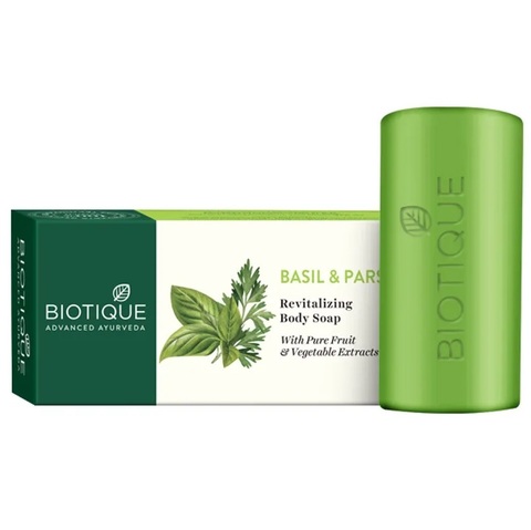 Biotique мыло с базиликом и петрушкой, 150 г