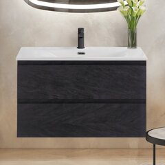 Cezares MOLVENO-100-2C-SO-NR MOLVENO База под раковину подвесная с двумя выкатными ящиками, Nero, 1000x500x500, MOLVENO-100-2C-SO-NR фото