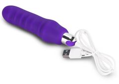 Фиолетовый вибратор Rechargeable IJOY Silicone Waver - 16,5 см. - 