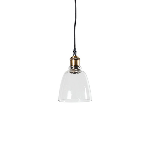Светильник 20th c. Factory Filament Clear Glass Cloche D14 Clear