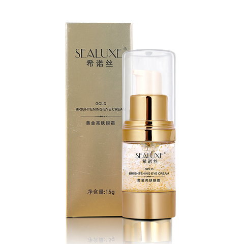 (12 PV) SEALUXE Золотой осветляющий крем для глаз (15 г)