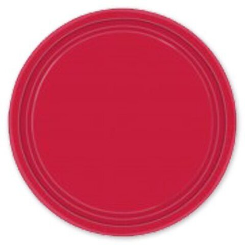 Тарелки Apple Red (Красный), 17 см, 8 шт.