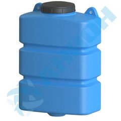 Бак навесной прямоугольный вертикальный с приямком Анион 75 л. вертикальный (525x260x800см;синий) - арт.559456