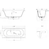 Salini ORNELLA AXIS KIT 170x70 104713M Ванна встраиваемая S-Sense, матовый